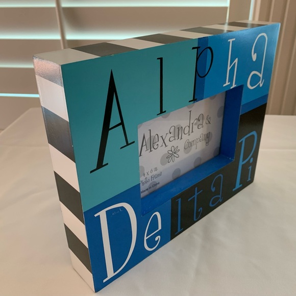 Alpha Delta Pi Adpi Frame Blue - Picture 2 of 4